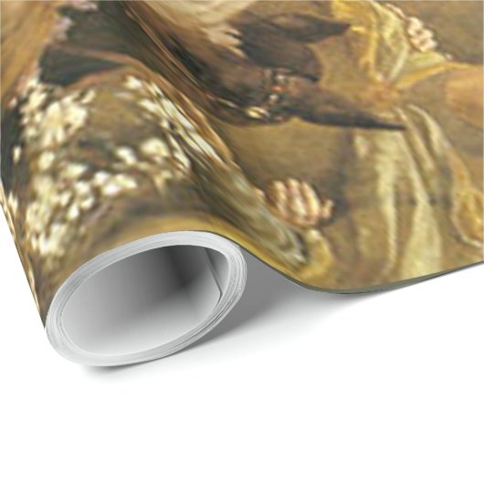 ヴィンテージ絵画のギニー女王のメイイング ラッピングペーパー (ロールコーナー)