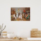 ヴィンテージ絵画のダンスポスター ポスター (キッチン)