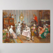 ヴィンテージ絵画のダンスポスター ポスター (正面)