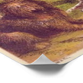 ヴィンテージ絵画のドッググループのキャンバス印刷 ポスター (角)