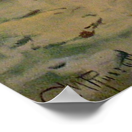 ヴィンテージ絵画のワイルドウェストのまとめ ポスター (角)