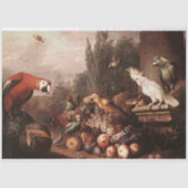 ヴィンテージ絵画の切り離しティッシュペーパー 薄葉紙 (正面)