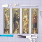 ヴィンテージ絵画の天使 薄葉紙 (クラフト)