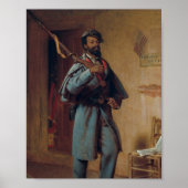 ヴィンテージ絵画の少しの戦争史：新兵 ポスター (正面)