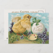 ヴィンテージ絵画の復活卵 シーズンポストカード (正面/裏面)
