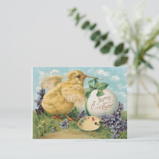 ヴィンテージ絵画の復活卵 シーズンポストカード (スタンド正面)