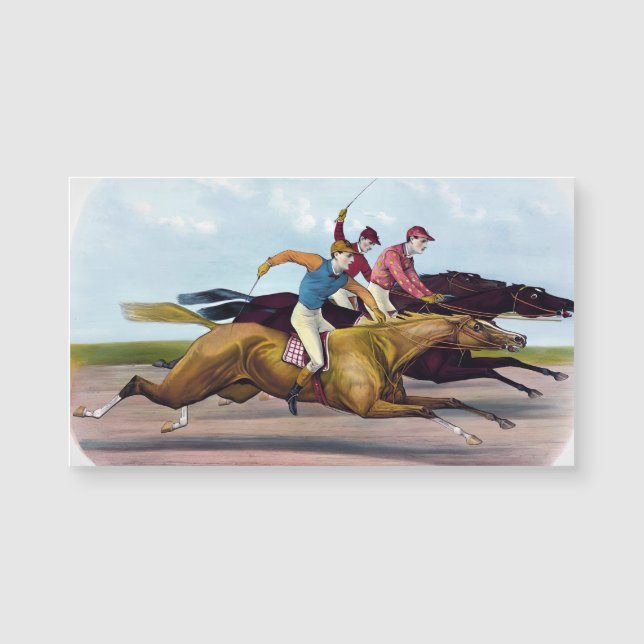 ヴィンテージ絵画の競馬場 (正面)