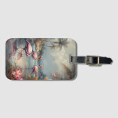 ヴィンテージ絵画の花 ラゲッジタグ (正面横)