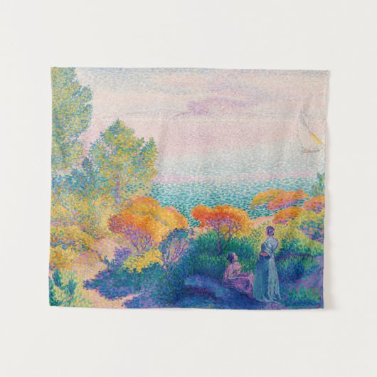 ヴィンテージ絵画の タペストリー (正面(横))