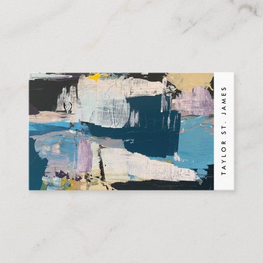 ヴィンテージ絵画アーティスト名刺 名刺 (正面)