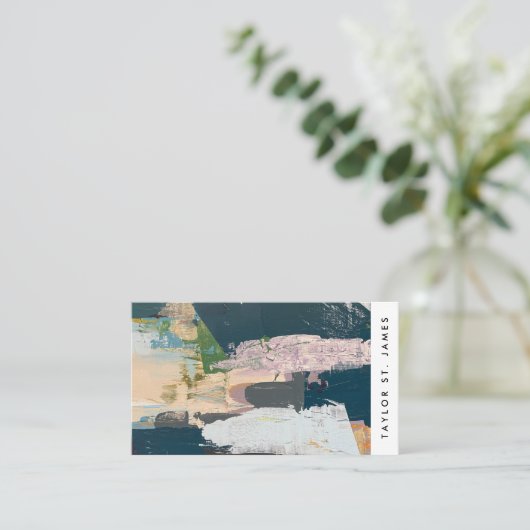 ヴィンテージ絵画アーティスト名刺 名刺 (スタンド正面)