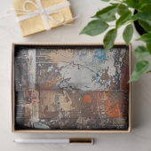 ヴィンテージ絵画ズのメンズアットウエスタンサルーンデコップページ 薄葉紙 (ギフト)