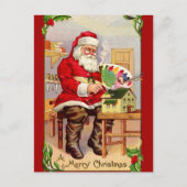 ヴィンテージ絵画ズ・ア・ドール・ハウスはがき シーズンポストカード (正面)