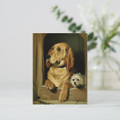 ヴィンテージ絵画ズ：尊厳と厚さ ポストカード (スタンド正面)