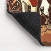 ヴィンテージ絵画ビーグルのマウスパッド マウスパッド (コーナー)