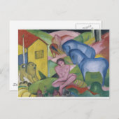 ヴィンテージ絵画ファンタジーの「夢」 ポストカード (正面/裏面)