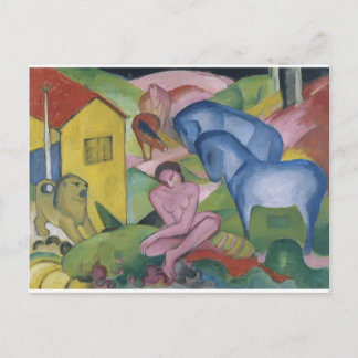 ヴィンテージ絵画ファンタジーの「夢」 ポストカード