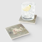 ヴィンテージ絵画フローラ ストーンコースター (横)