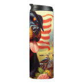 ヴィンテージ絵画ロットワイラー タンブラー (回転右)