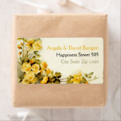 ヴィンテージ絵画ロマンバラ結婚ズ ラベル (インサイチュ)