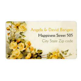 ヴィンテージ絵画ロマンバラ結婚ズ ラベル