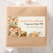 ヴィンテージ絵画ロマンバラ結婚ズ ラベル (インサイチュ)