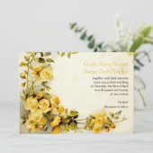 ヴィンテージ絵画ロマンバラ結婚ズ 招待状 (スタンド正面)