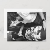 ヴィンテージ絵画写真 ポストカード (正面/裏面)