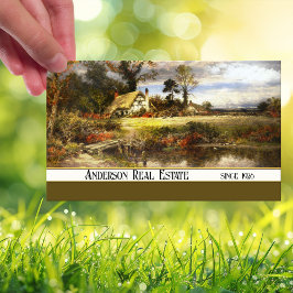 ヴィンテージ絵画国実在財産の名刺 名刺