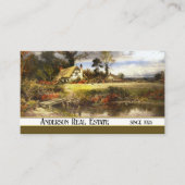 ヴィンテージ絵画国実在財産の名刺 名刺 (正面)