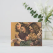 ヴィンテージ絵画天使 ポストカード (スタンド正面)