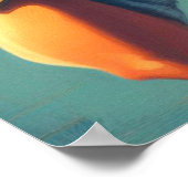 ヴィンテージ絵画女性のカーボーイ ポスター (角)