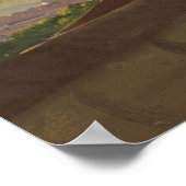 ヴィンテージ絵画景観 ポスター (角)