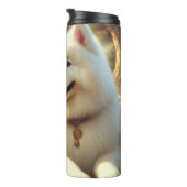 ヴィンテージ絵画犬 タンブラー (回転右)