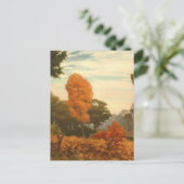 ヴィンテージ絵画秋 ポストカード (スタンド正面)