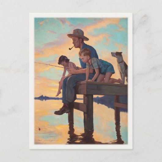 ヴィンテージ絵画葉書 ポストカード (正面)