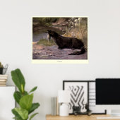 ヴィンテージ絵画・オッター（1909年） ポスター (ホームオフィス)