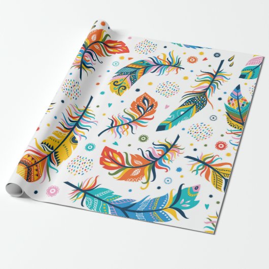 ヴィンテージ継ぎ目のないぼほスタイル ラッピングペーパー (アンロールド)