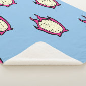 ヴィンテージ継ぎ目のない模様 シェルパブランケット (3/4)