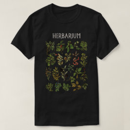 ヴィンテージ緑植物図 Tシャツ