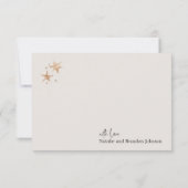 ヴィンテージ緑豊かな子供部屋動物の赤ちゃんシャワー サンキューカード (裏面)