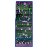 ヴィンテージ緑 ワインギフトバッグ (正面)