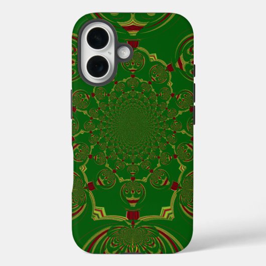 ヴィンテージ緑 Case-Mate iPhoneケース (裏面)