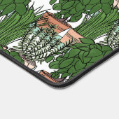 ヴィンテージ線芸術スタイル植物陶器棚 デスクマット (コーナー)