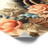 ヴィンテージ縁どコリー絵を描ズ ポスター (角)