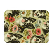 ヴィンテージ縁どコリー絵を描ズ マグネット (横)