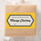 ヴィンテージ縁どホームキャニングJARラベルテンプレート ラベル (インサイチュ)