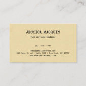 ヴィンテージ縁どレトロベージュブラウンレッド 名刺 (裏面)