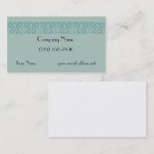 ヴィンテージ縁ど青 名刺 (正面/裏面)