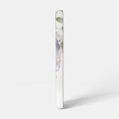 ヴィンテージ繊細な水彩紫藤 SAMSUNG GALAXYケース (左側面)